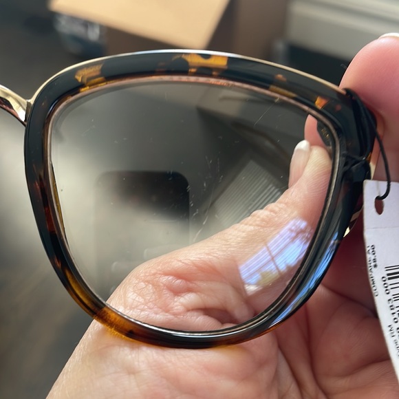 Set of 2 brown tortoise glasses 1 clear lens NWT the other are+2.00 blue light - Picture 8 of 16